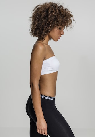 Urban Classics Bandeau Top – bílá