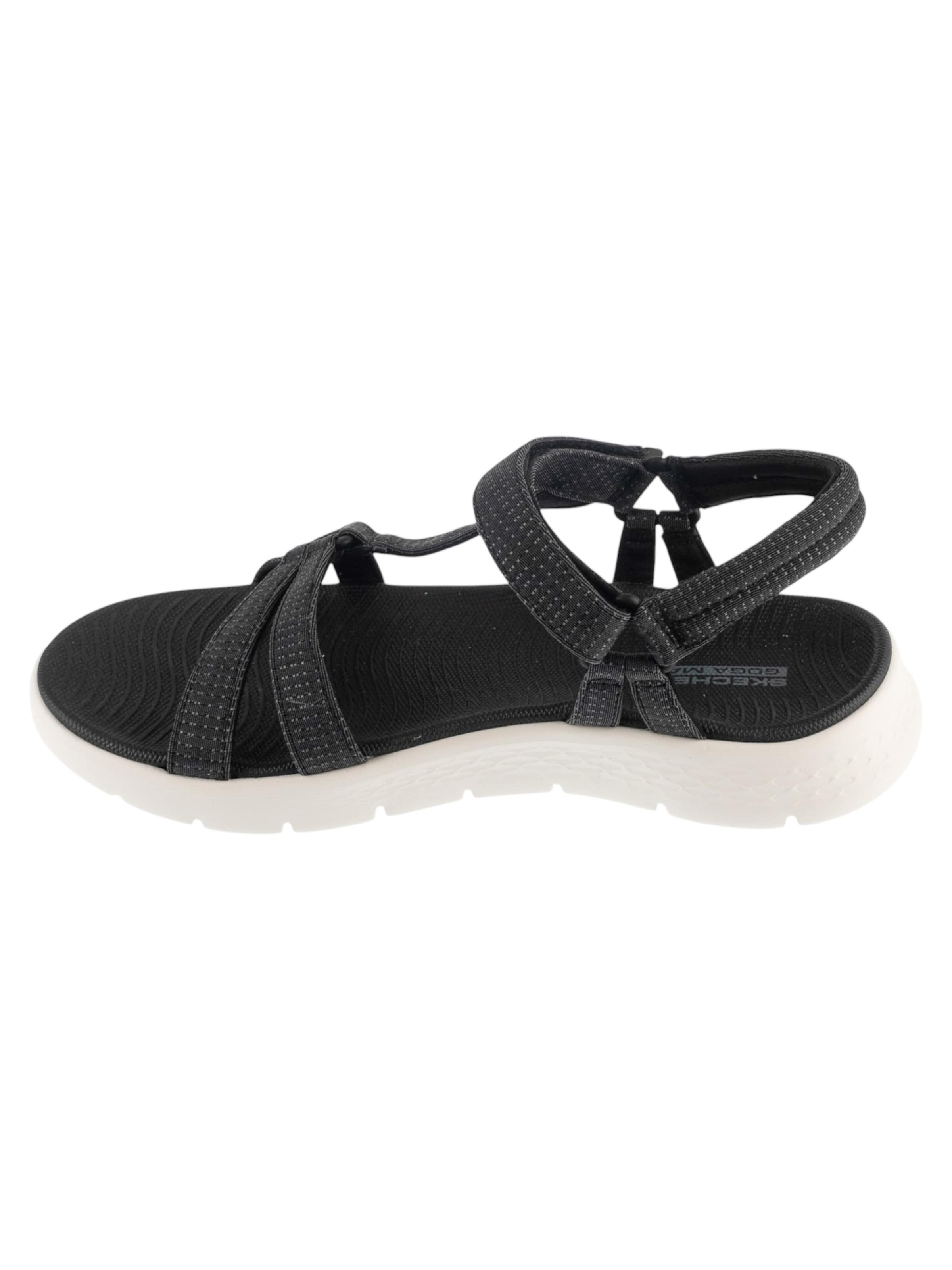 SKECHERS Sandaal 'Skechers Go Walk Flex Sandal - Sublime' in Zwart