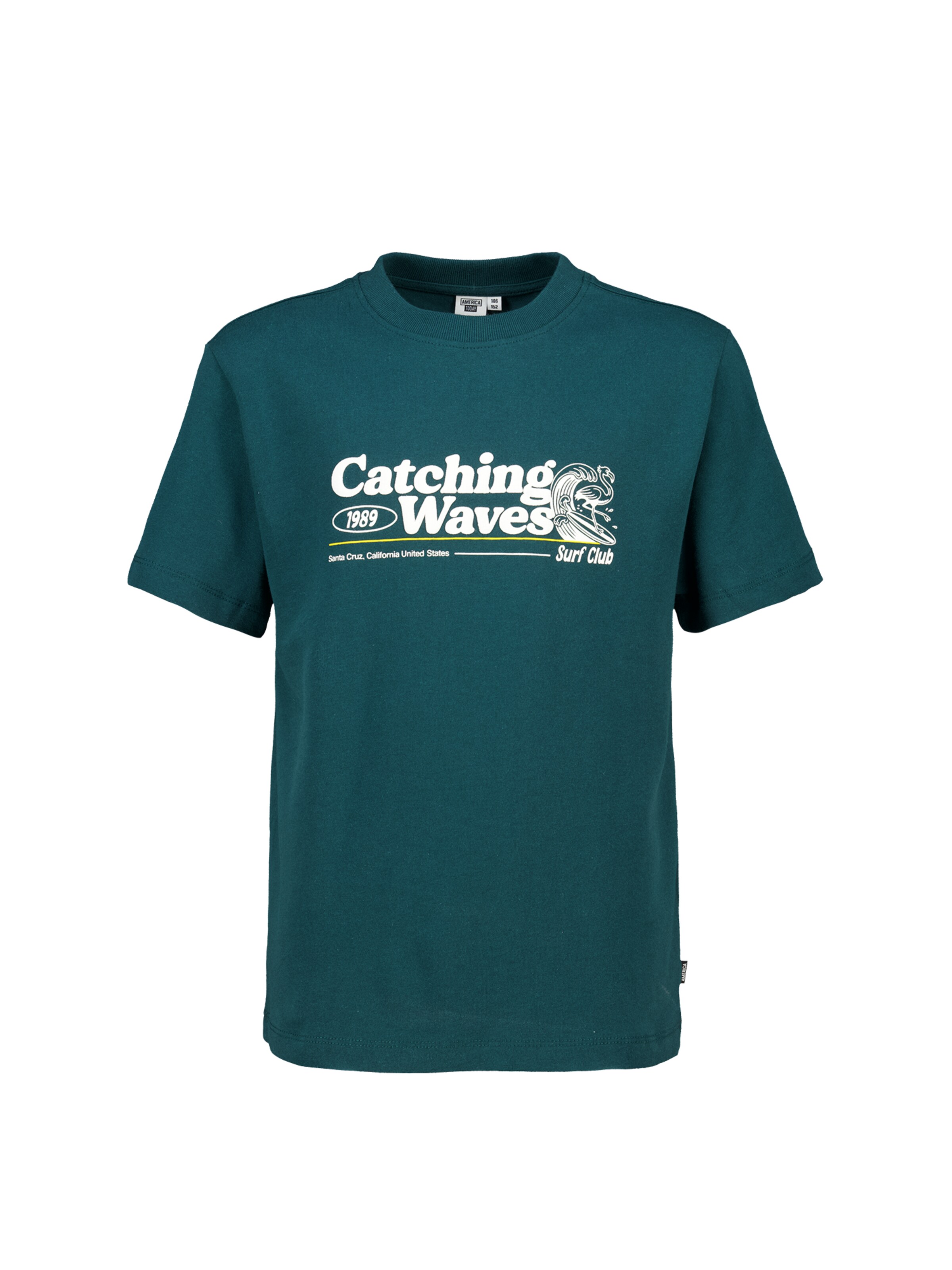 T-Shirt America Today en vert : devant