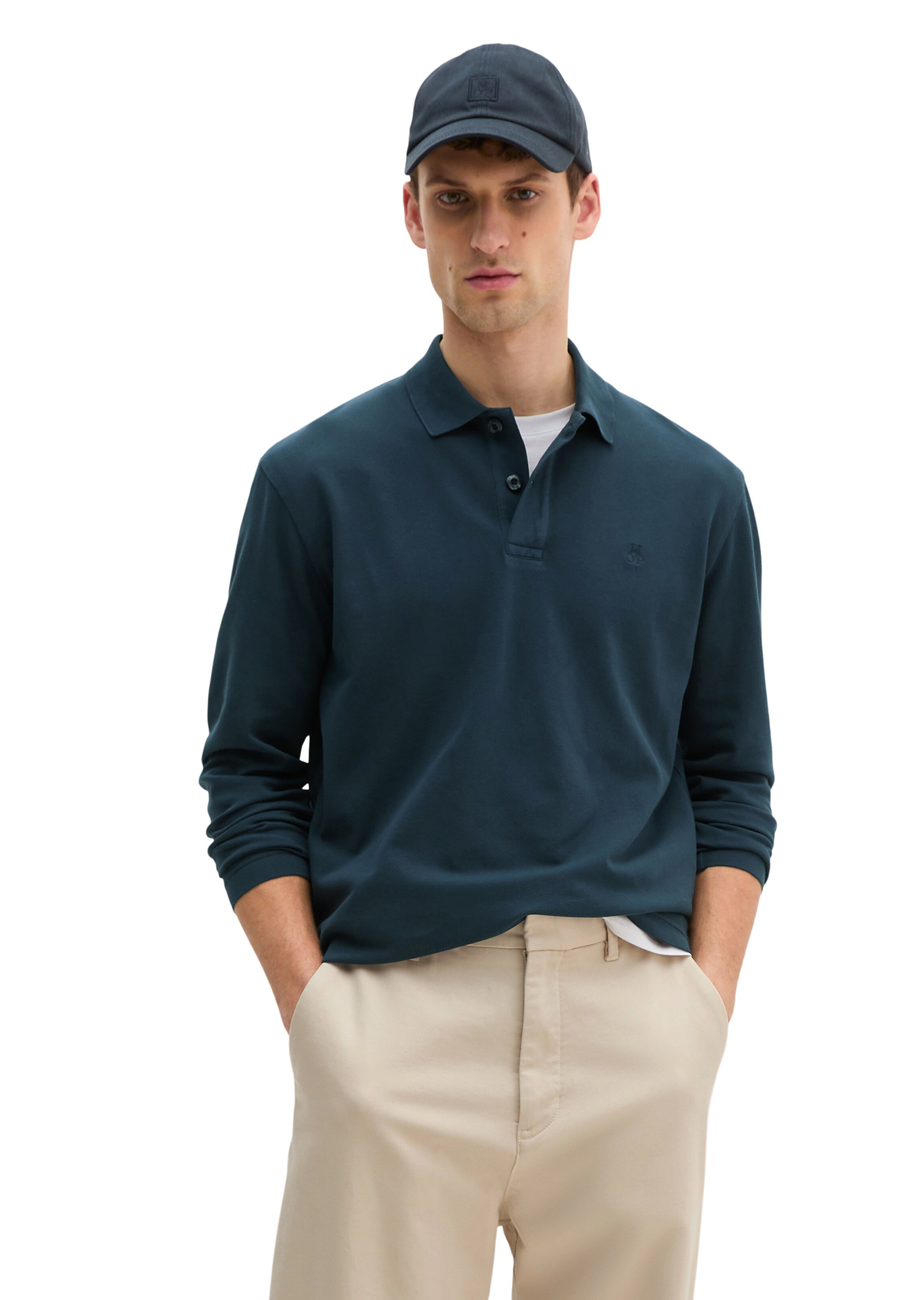 Marc O'Polo Poloshirt in Blau: Vorderseite