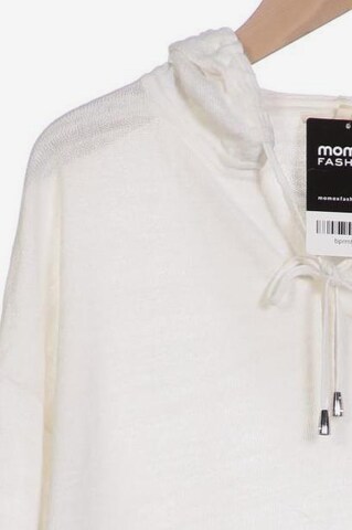 ESPRIT Sweatshirt & Zip-Up Hoodie in M in White