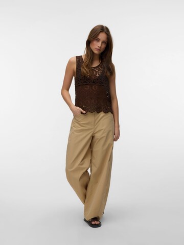 Tops en tricot VERO MODA en marron