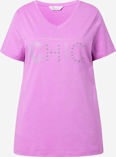 MIAMODA Shirt in lila / silber / transparent, Produktansicht