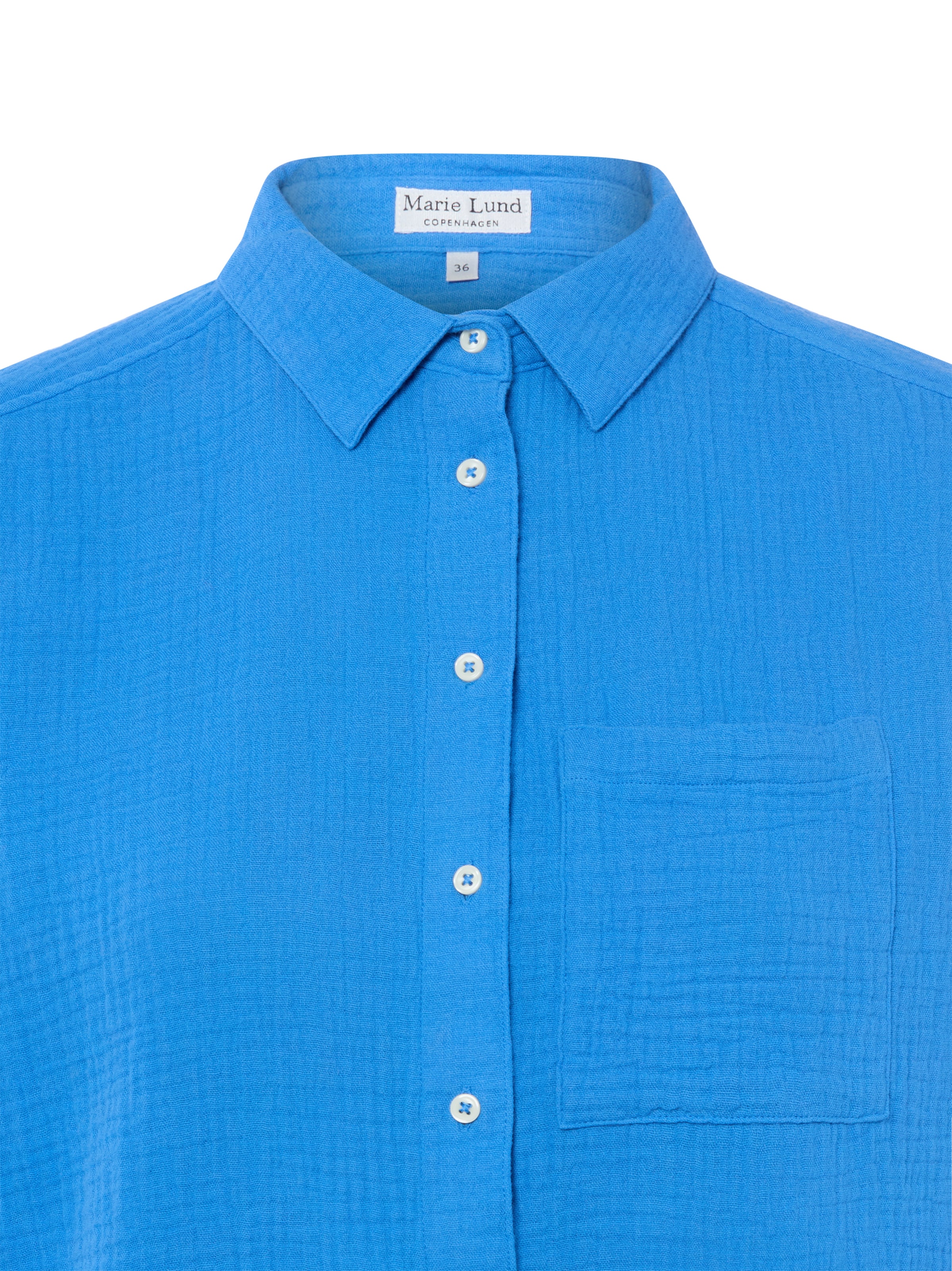 Marie Lund Bluse in Blau