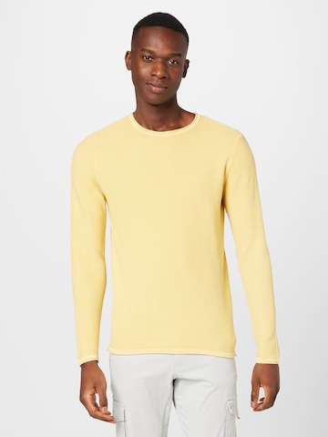 Pull-over 'Sylvest' JACK & JONES en jaune : devant