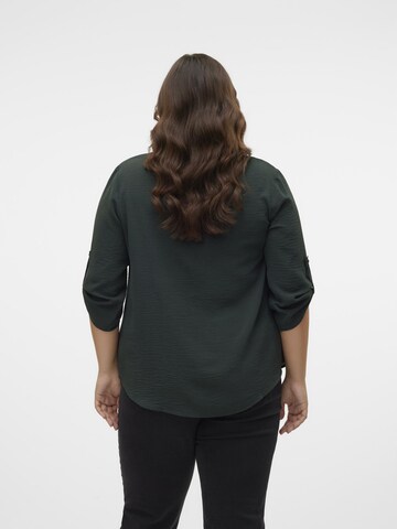 Vero Moda Curve Bluse 'ELVA' i grøn