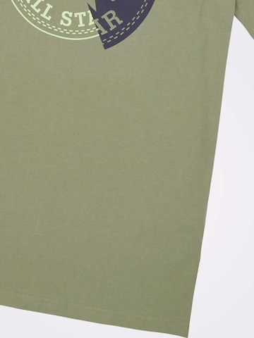 CONVERSE Shirt 'Converse Distort Tee'‌‌‌‌‌‌ in Grün