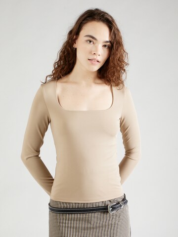 T-shirt 'MILLION' VERO MODA en beige : devant