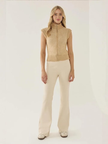 Hiccup Weste in Beige