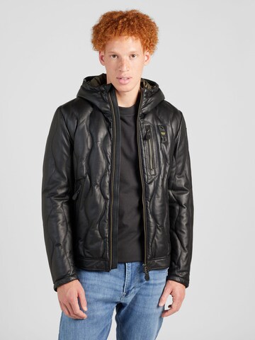 Blauer.USA Jacke in Schwarz: Vorderseite