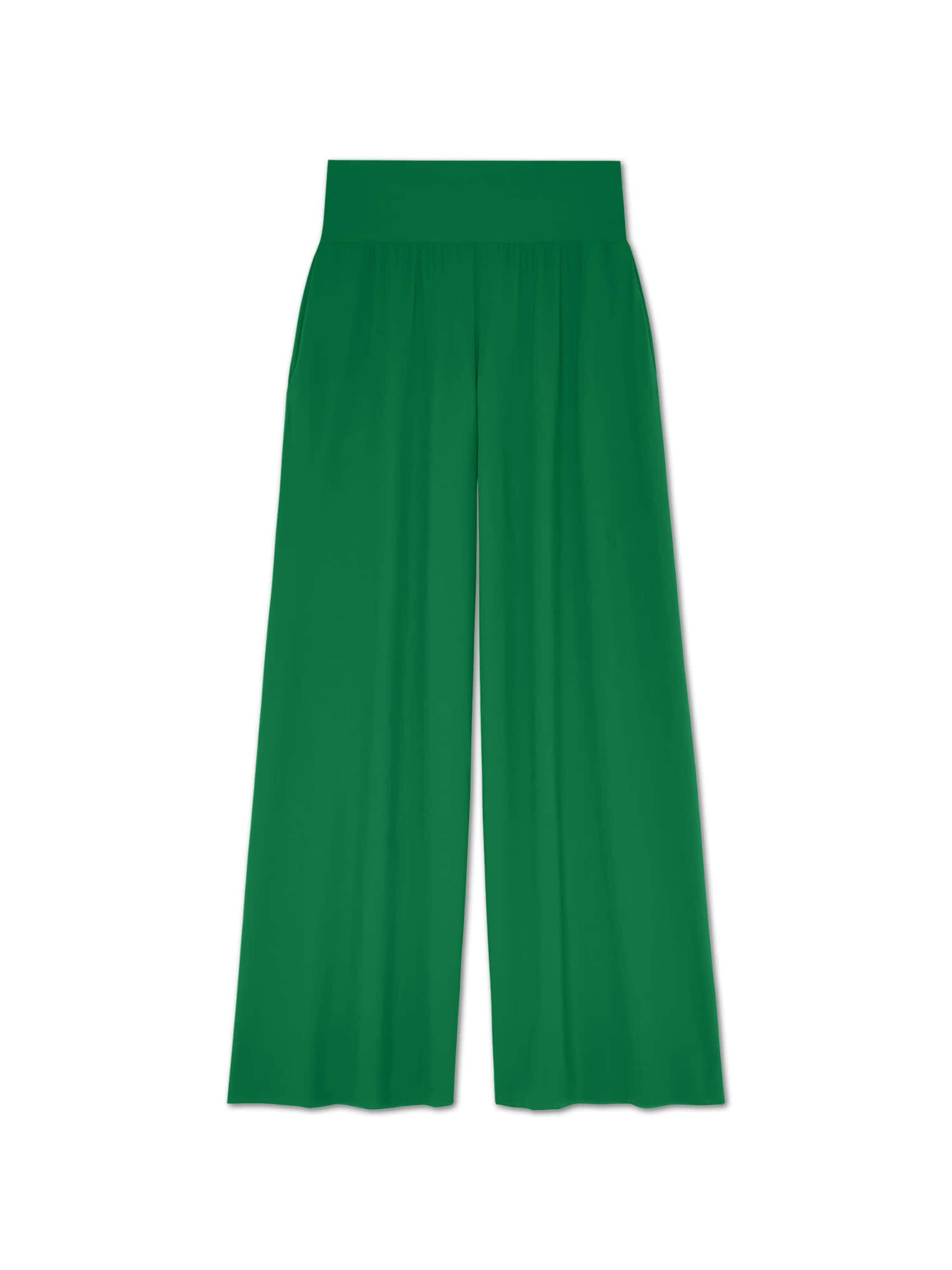 Loosefit Pantalon 'Pitta' PAIN de SUCRE en vert : devant