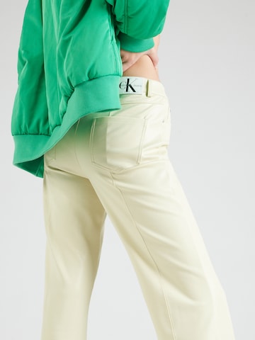 Calvin Klein Jeans Alt laienev Püksid 'Milano', värv roheline
