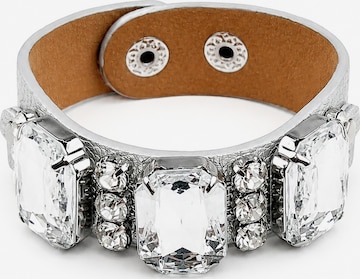 COLLEZIONE ALESSANDRO Bracelet 'Crystal' in Silver: front