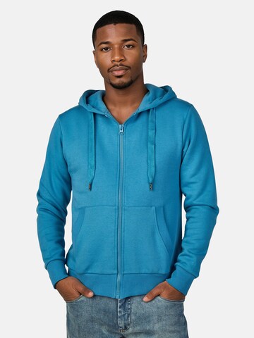 salzhaut Sweatvest 'Breker' in Blauw: voorkant