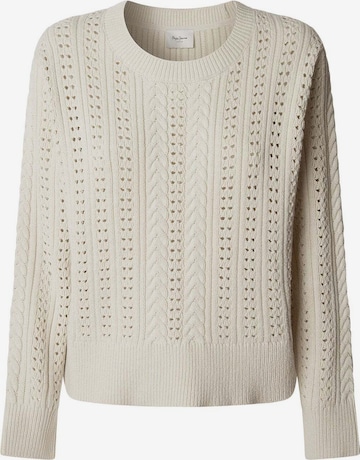 Pepe Jeans Pullover 'Candide' in Weiß: Vorderseite