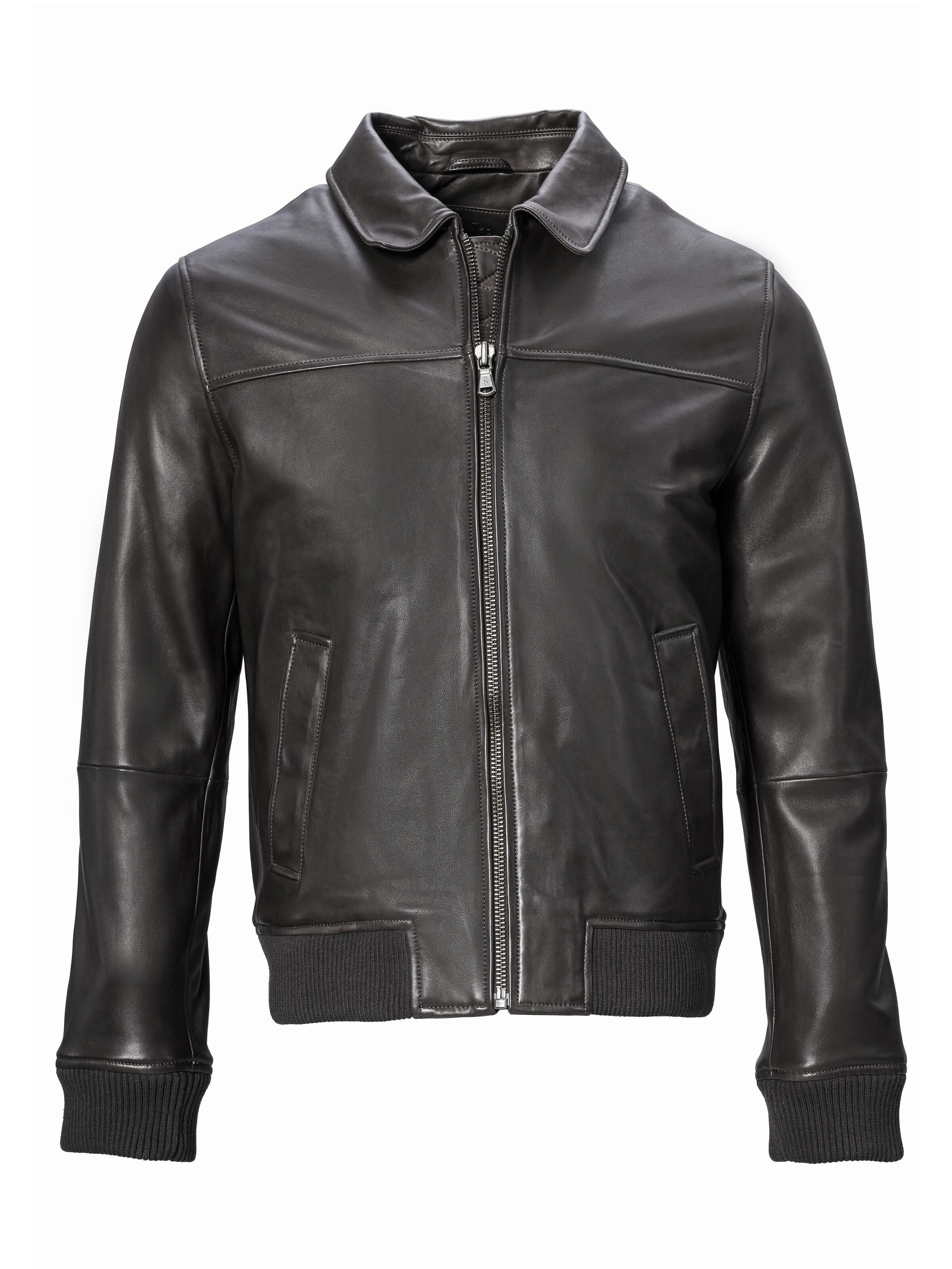 18N62 Between-season jacket 'NEGotland' in Brown: front