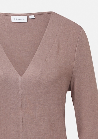 COMMA Футболка в Ярко-розовый