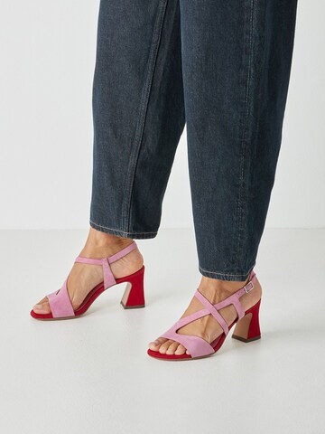 Tamaris Sandalen met riem in Roze