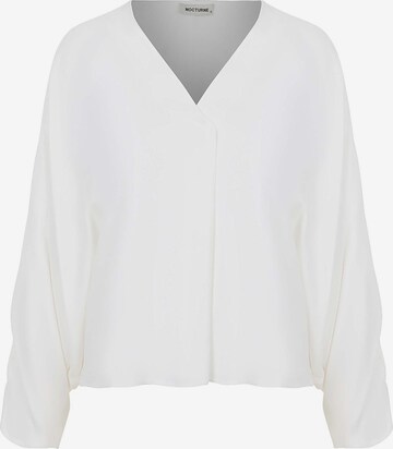 NOCTURNE Blouse in White: front