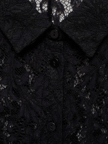 Chemisier 'XLENIT' MANGO en noir