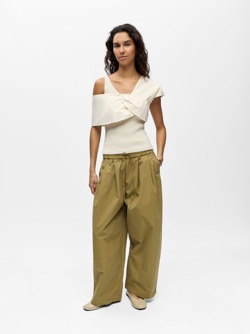 OBJECT - Top de punto en blanco