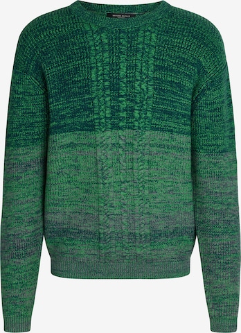 BRUUNS BAZAAR Sweater 'Simon Luke' in Green: front