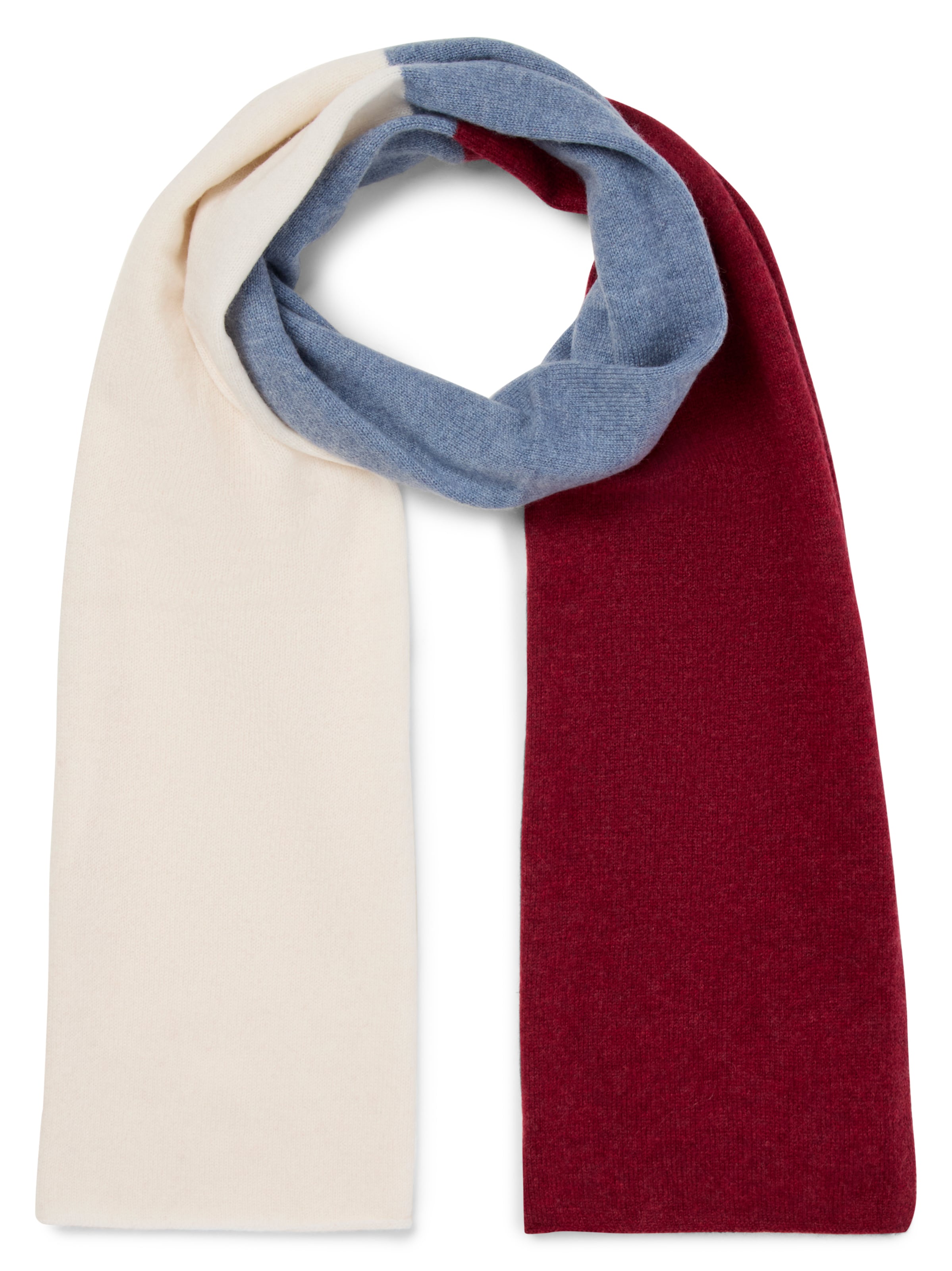 Marie Lund Schal in Mischfarben: Vorderseite