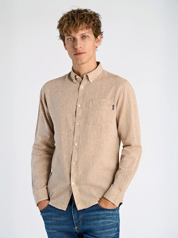 Lindbergh Regular fit Overhemd in Beige