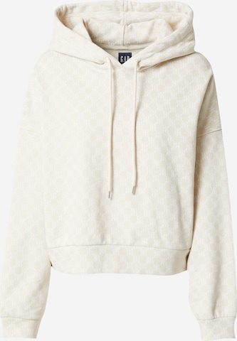 GAP Sweatshirt in Wit: voorkant