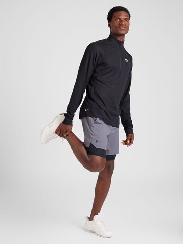 NIKE Spordidressipluusid 'TRAIL', värv must