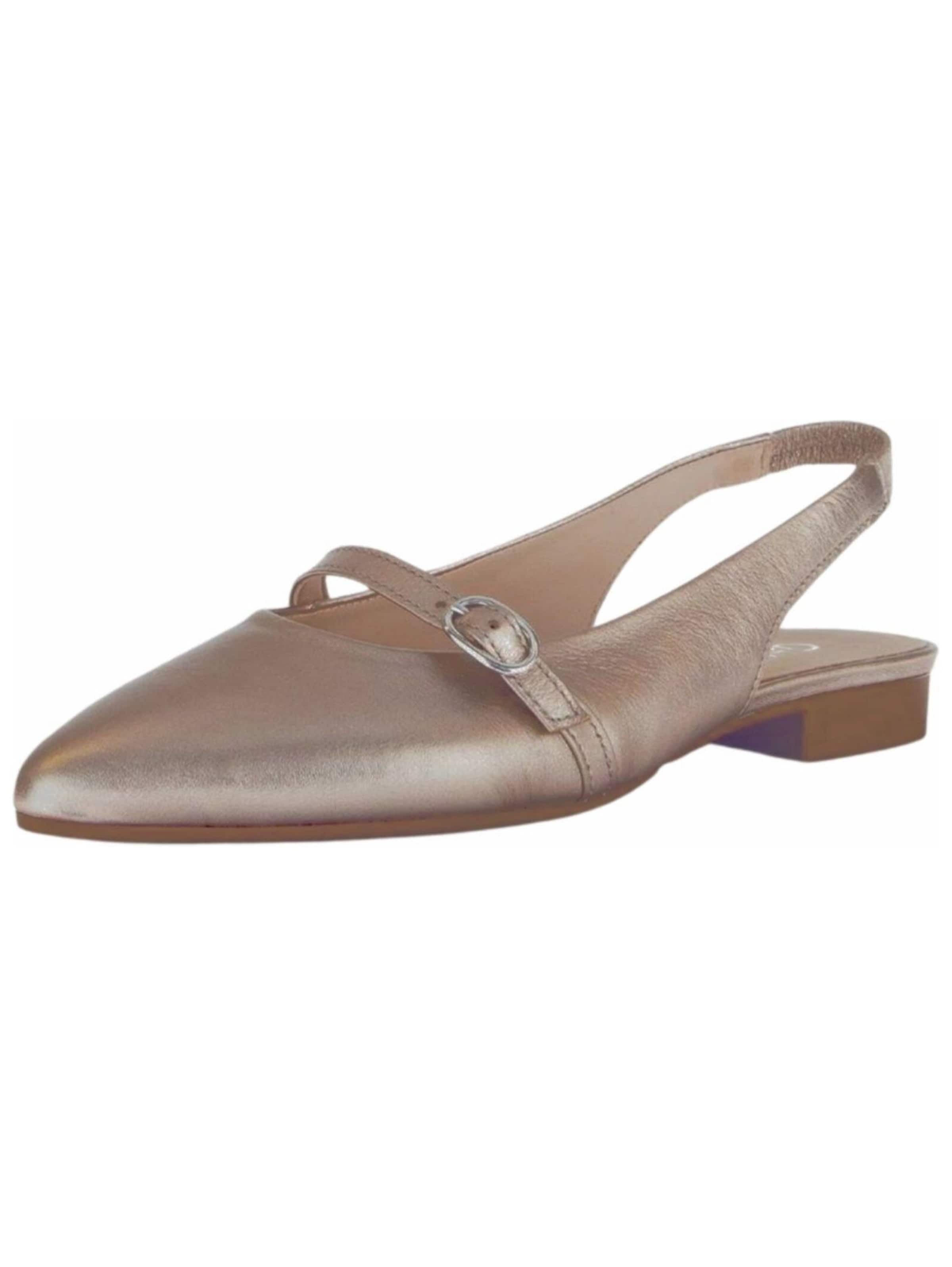GABOR Ballet Flats with Strap in Pink: front