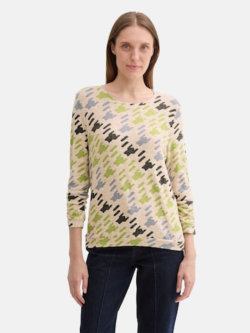 TOM TAILOR Shirt in Beige: voorkant