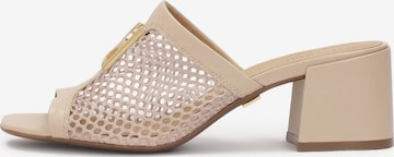 Kazar Pantoletter i beige: forside