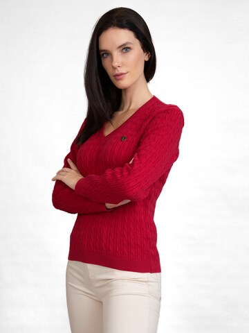Sir Raymond Tailor Sweater 'Jena' in Red
