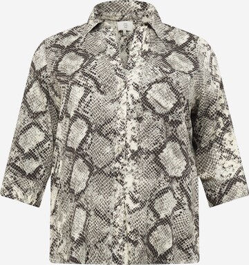 River Island Plus Blouse in Grey: front