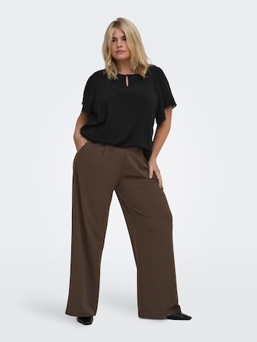 Camicia da donna 'CARTamara' di ONLY Carmakoma in nero