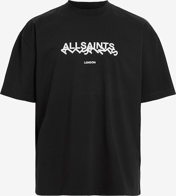 T-Shirt AllSaints en noir : devant