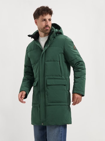 Veste d’hiver 'Ladan' Travelin en vert : devant