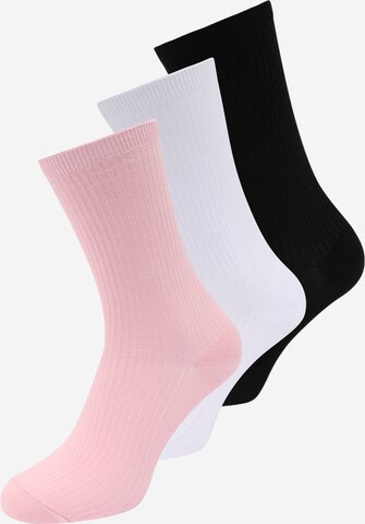 BeckSöndergaard Regular Sockor 'W.6' i rosa: framsida