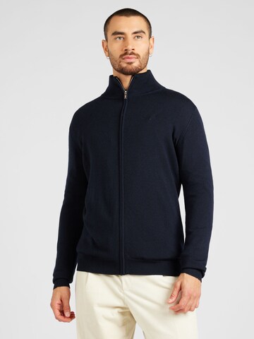 Karl Lagerfeld Knit Cardigan in Blue: front