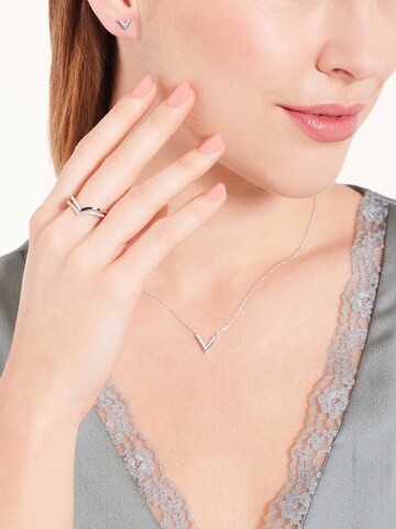 Lucardi Ring in Silber: Vorderseite