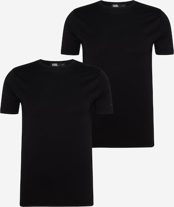 Karl Lagerfeld Shirt in Black: front