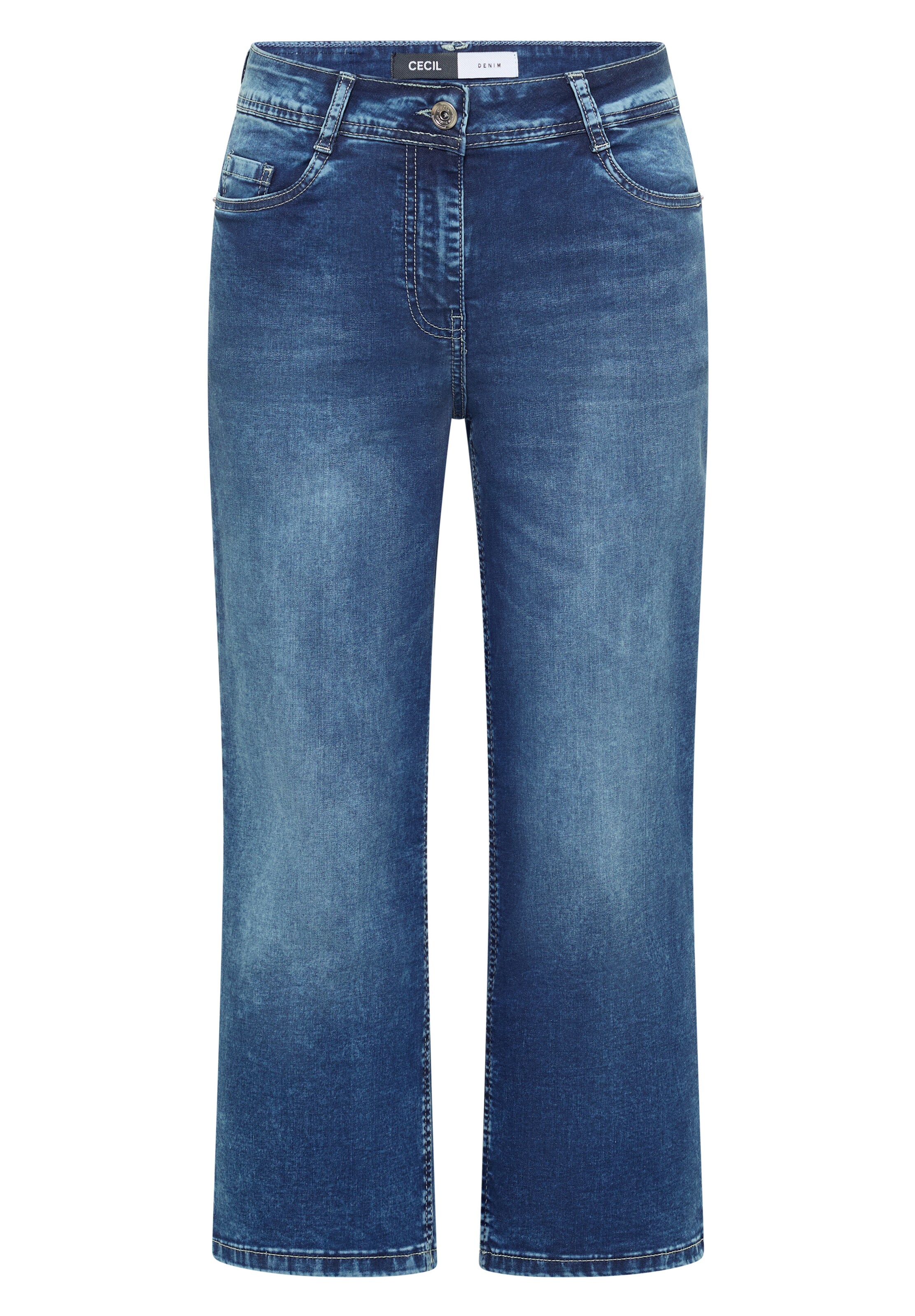 CECIL Loosefit Jeans in Blau: Vorderseite
