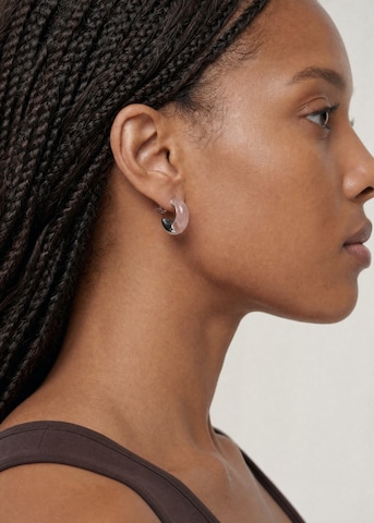 PURELEI - Pendientes 'Natural Grace' en plata: frente