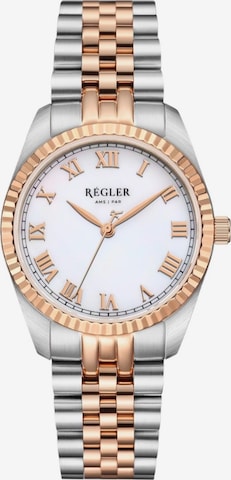 RéglerAnalogni sat 'Régler Infinité Steel Bicolor Silver/Rose Gold - Pearl' - zlatna boja: prednji dio