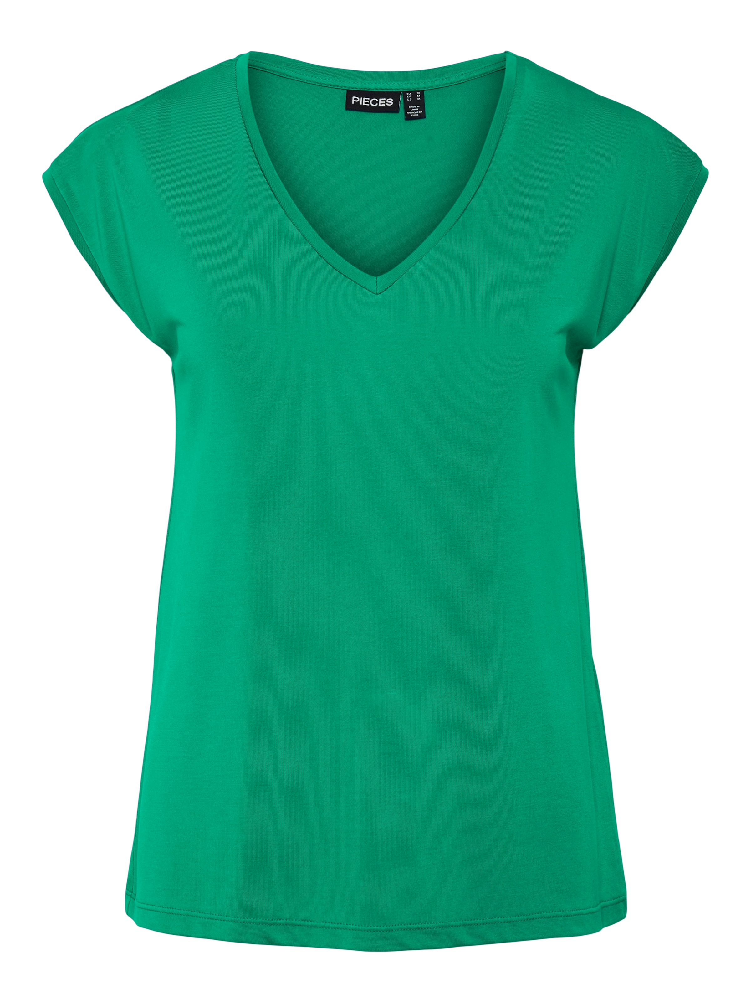 PIECES - Camisa 'PCKAMALA' em verde: frente