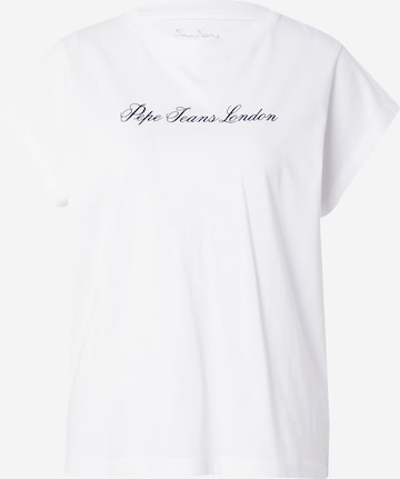 Pepe Jeans Majica 'SENA' | bela barva: sprednja stran