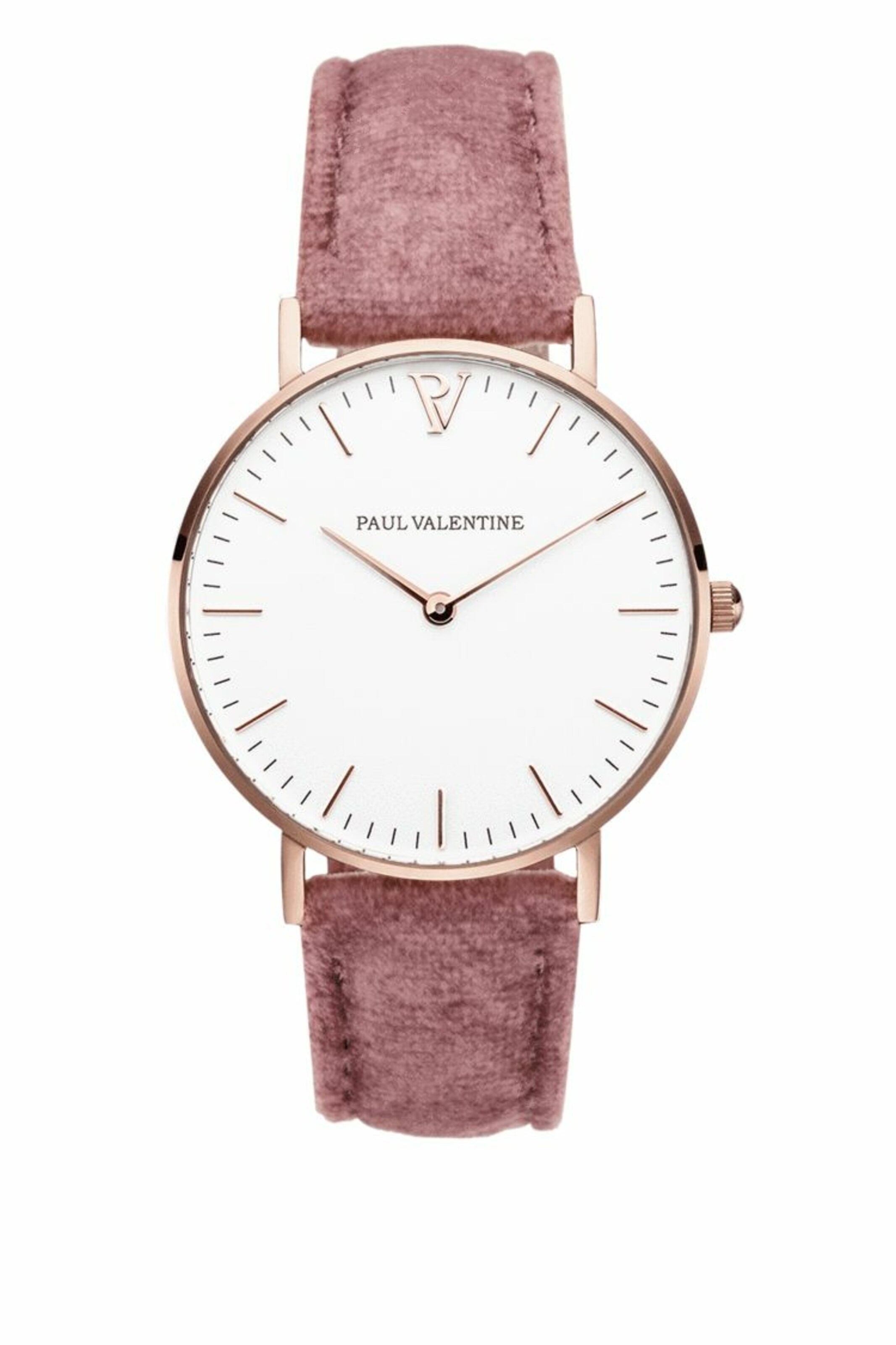 PAUL VALENTINE Analog Watch 'Marina' in Pink: front