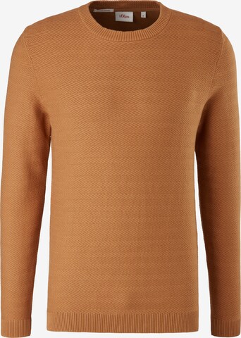 s.Oliver Pullover in Beige: predná strana