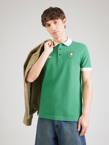 BOSS Футболка 'Paddy' в Зеленый: спереди